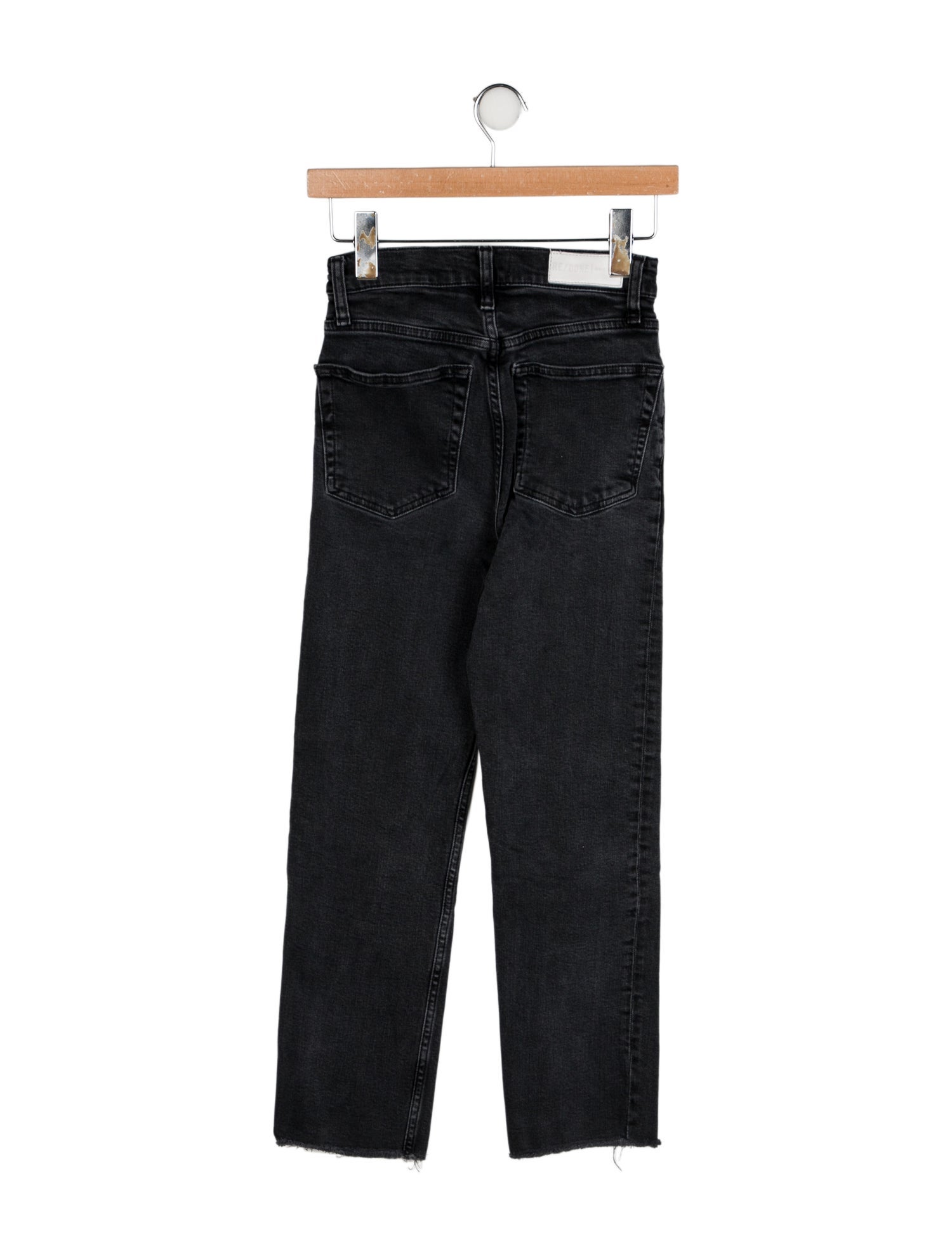 RE/DONE High-Rise Straight Leg Jeans